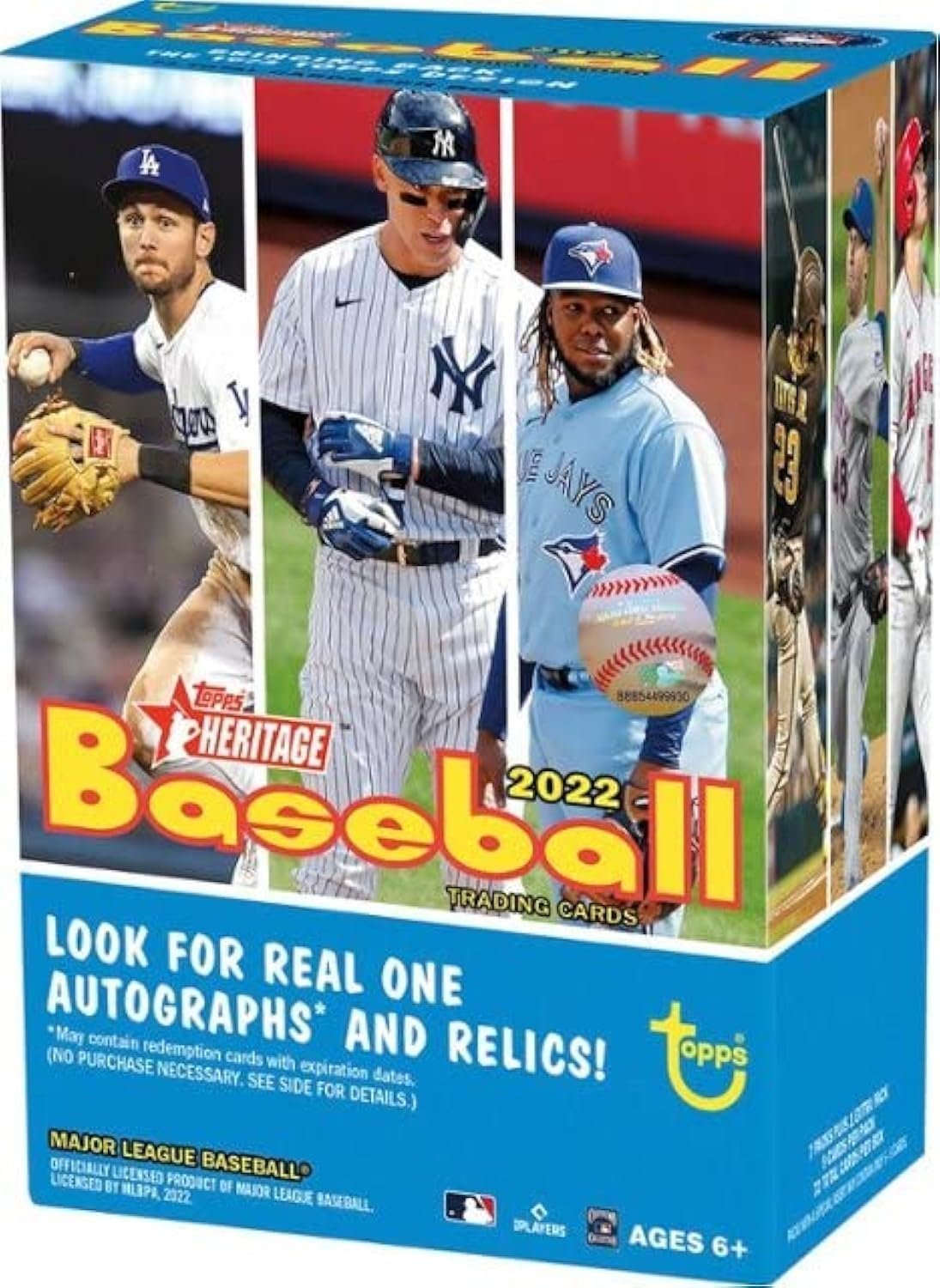 71PIQ4yJVuL.jpg 2022 Topps Heritage Blaster – 72 Baseball Cards per Box - Image 1