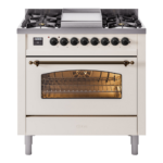 ILVE 36" Nostalgie II Series Freestanding Single Oven Dual Fuel Range (UP36FNMP)