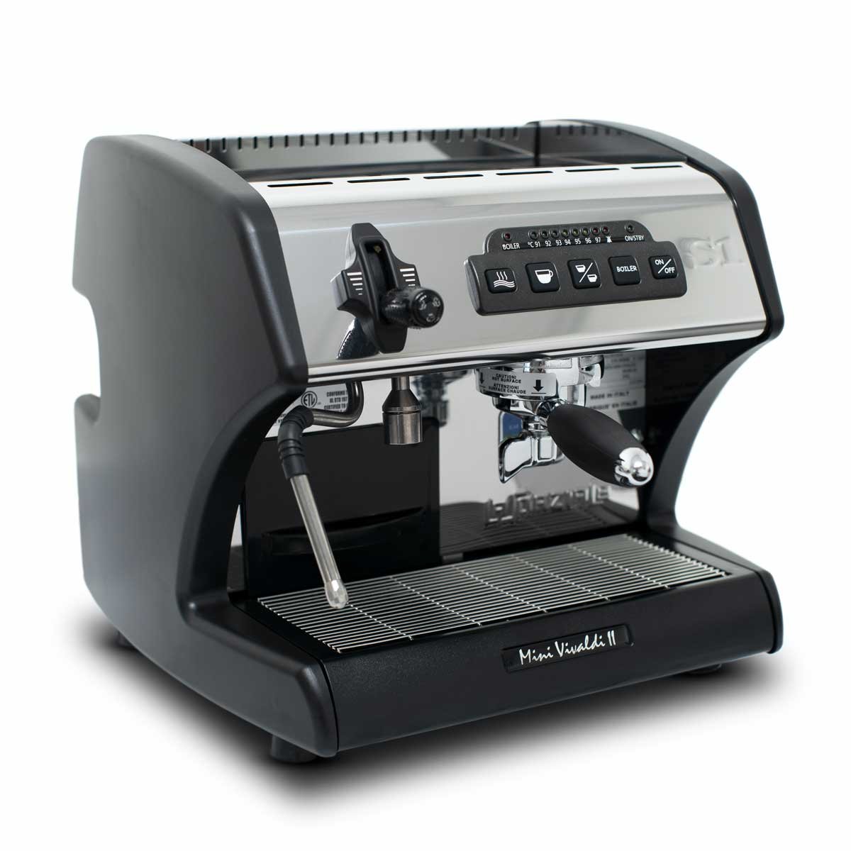 Vivaldi-black_side-sized La Spaziale S1 Mini Vivaldi II Espresso Machine - Image 1