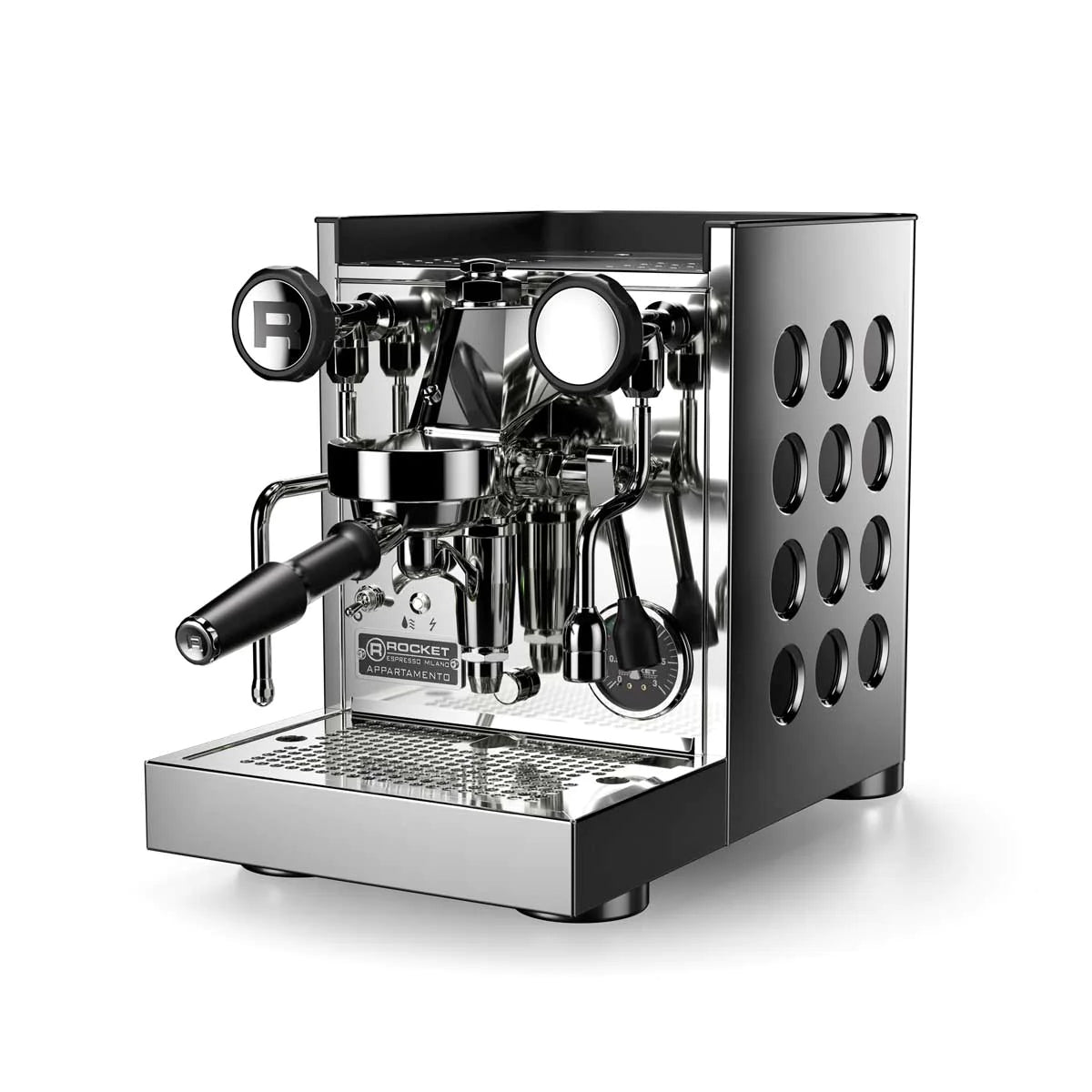 black-stainless Rocket Appartamento TCA Espresso Machine - Image 1