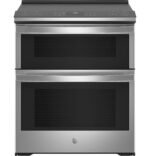 GE Profile™ 30" Smart Slide-In Electric Double Oven Convection Fingerprint Resistant Range