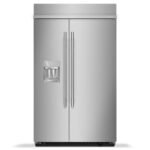 29.4 Cu. Ft. 48" Built-In Side-by-Side Refrigerator features Exterior Water and Ice Dispenser with Measured Fill