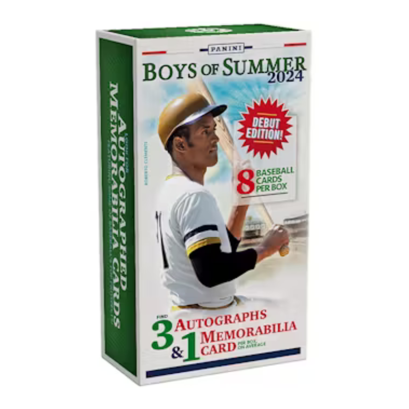 resizingforshopify_14.png 2024 Panini Boys of Summer Baseball Hobby 8 Box Case - Image 1